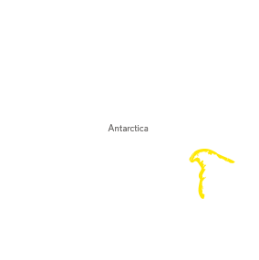 Magellanic penguin Map