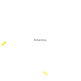 Northern rockhopper Penguin Map