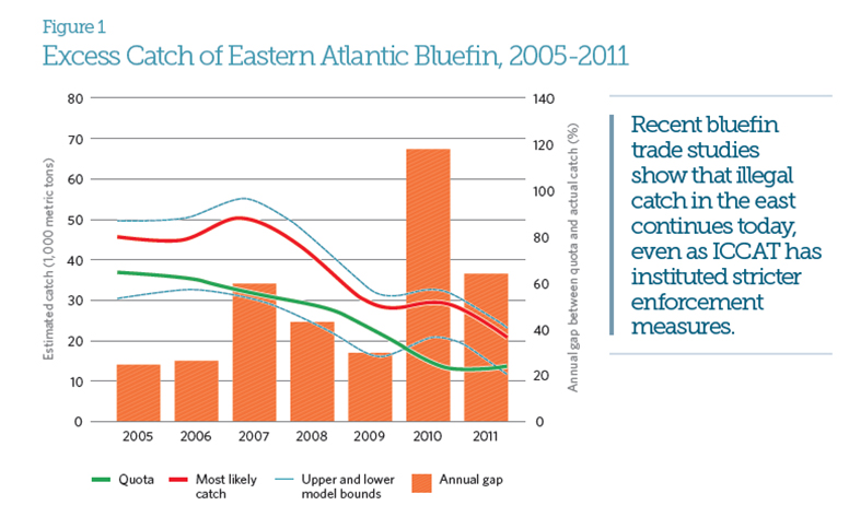 Excess Catch of Eastern Atlantic Bluefin, 2005-2011