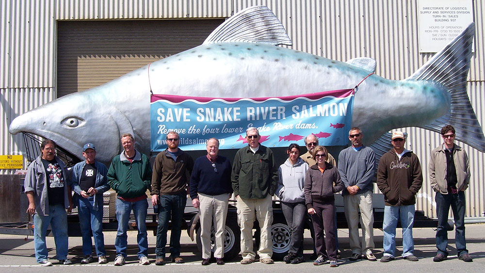 Zeke Grader and the staff and board members of the Pacific Coast Federation of Fishermen's Associations stand in solidarity with fishermen campaigning for dam decommissioning and salmon habitat restoration in the Columbia River basin.