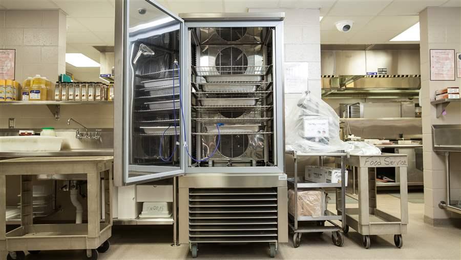 Many schools lack simple kitchen equipment to prepare fresh food.