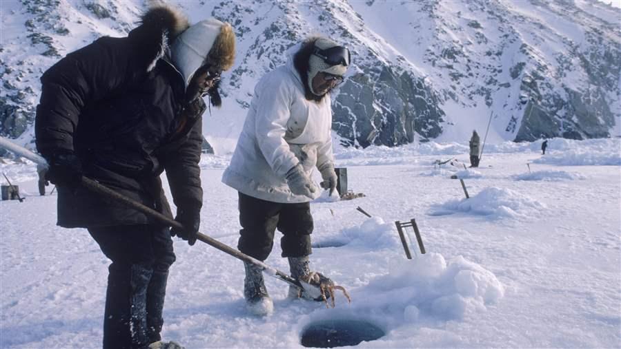 Ice fishing