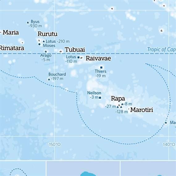 Map Of The Austral Islands