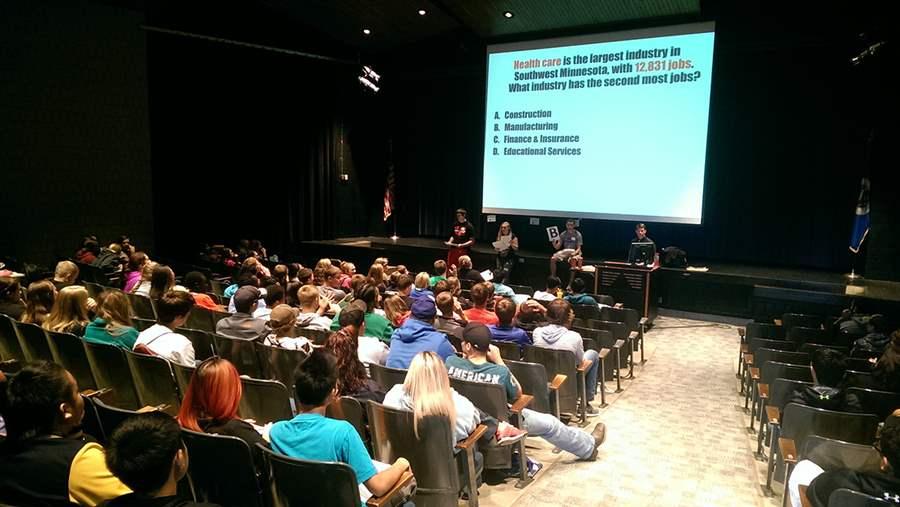 quiz activity at the Southwest Minnesota Career Expo