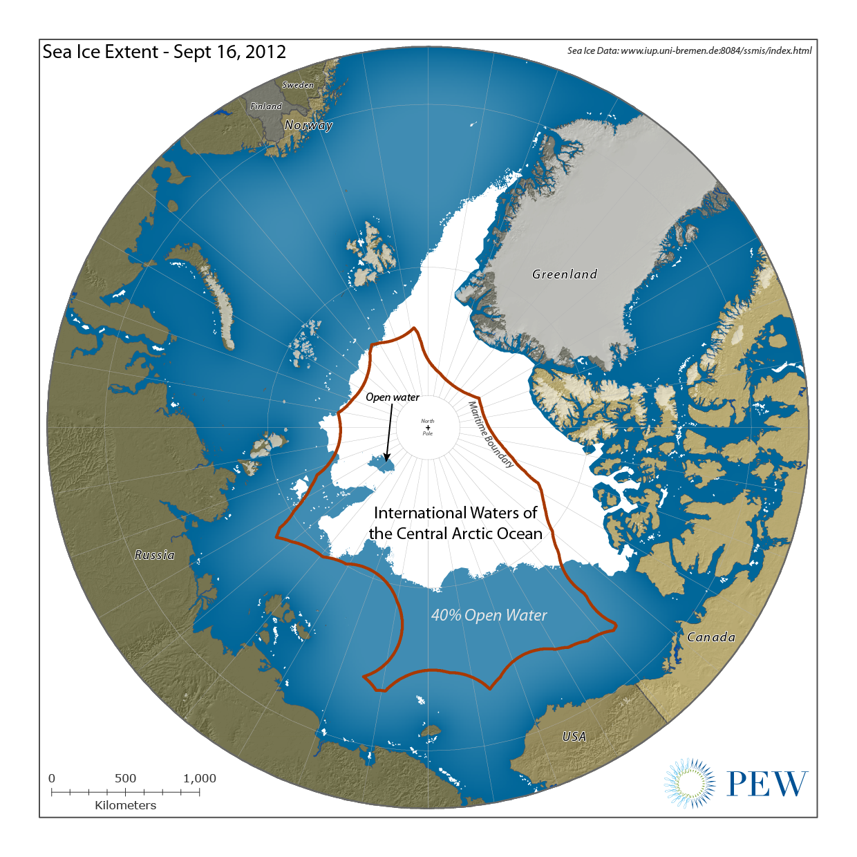 Arctic Ocean On Canada Map United States Map