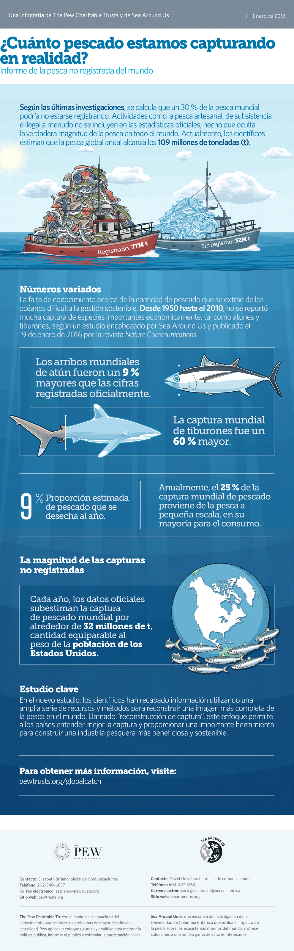 ¿Cuánto pescado estamos capturando en realidad?