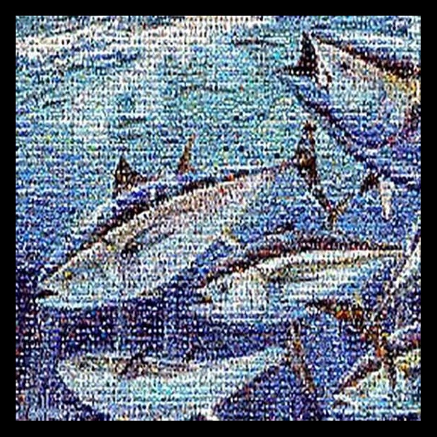 bluefin tuna mosaic