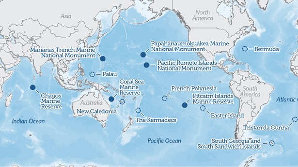 Global Ocean Legacy Map
