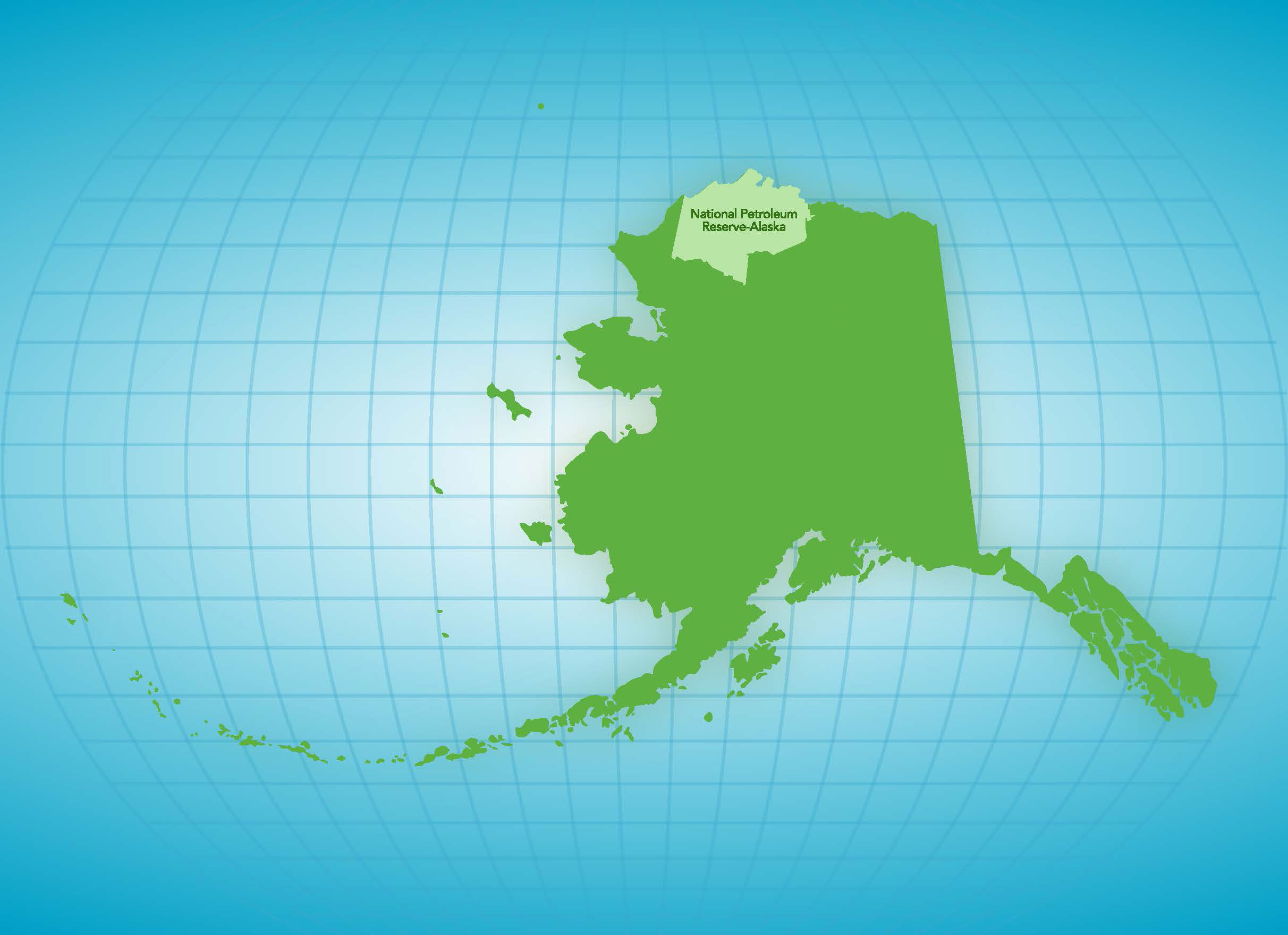 Map of Alaska with NPR-A highlight