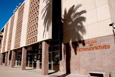 The Arizona House of Representatives' office, one of the buildings the state is considering selling as part of a sale-leaseback program to raise cash, would cost a private owner more than $18 million. Lawmakers would continue to occupy the building as the state leases it from the new owner for 20 years. 