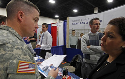 veteran job fair photo