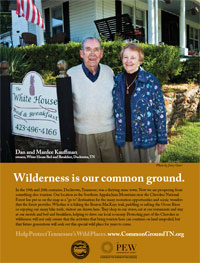 Wilderness is Our Common Ground, Bed and Breakfast