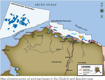 Map: Oil and Gas in the U.S. Arctic