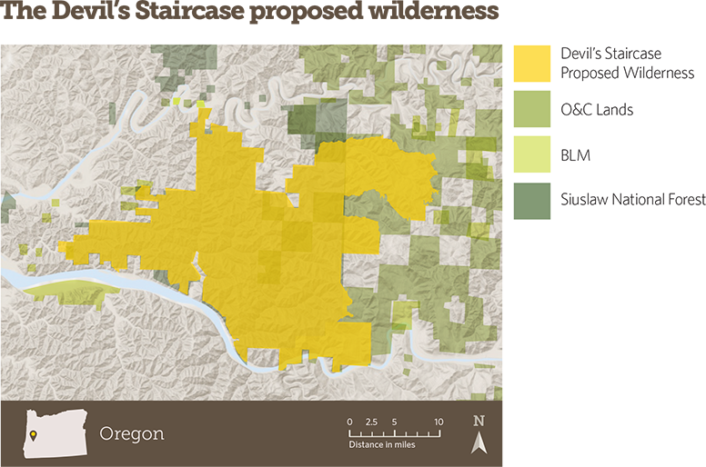 The Devil's Staircase proposed wilderness