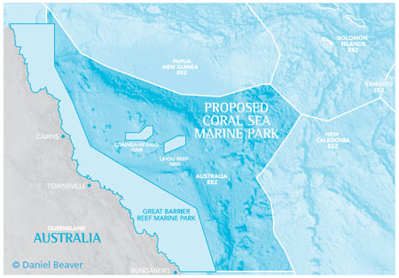 Coral Sea Map