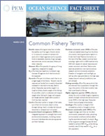 Ocean Science Factsheet: Common Fishery Terms