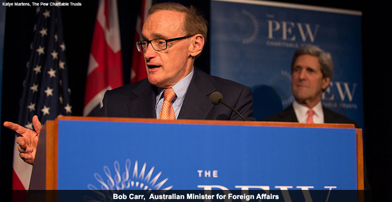 Bob Carr, Australian Minister for Foreign Affairs