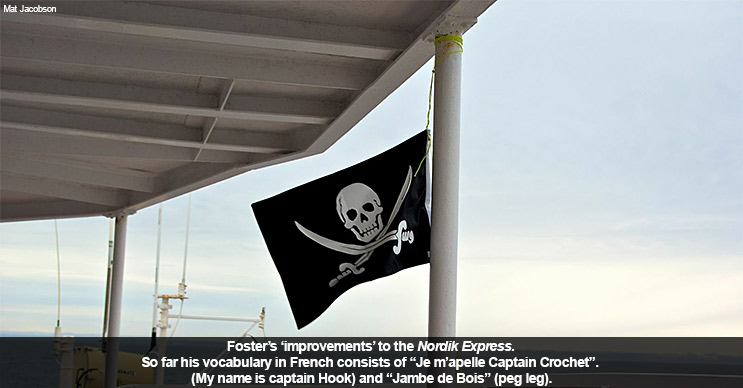 Foster's ‘improvements' to the Nordik Express.