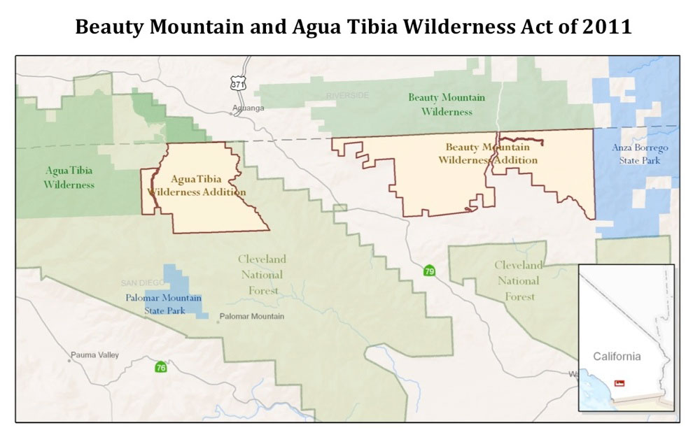 Beauty Mountain and Agua Tibia Wilderness Act