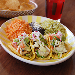 Grilled Fish Tacos with Cucumber Citrus Salsa