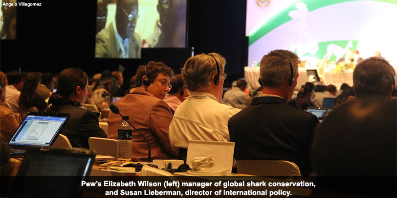 Pew representatives at CITES