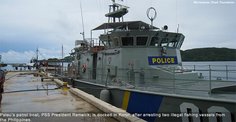 Palau's patrol boat