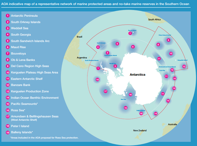 Map of Ross Sea Networks