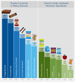 Snack Food Infographic