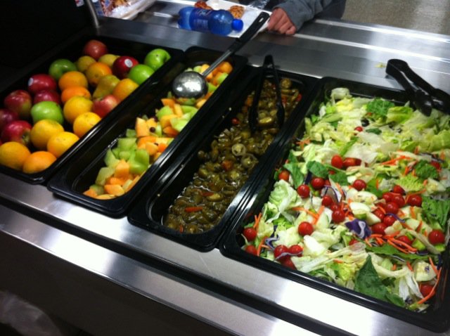 Cafeteria Salad Bar