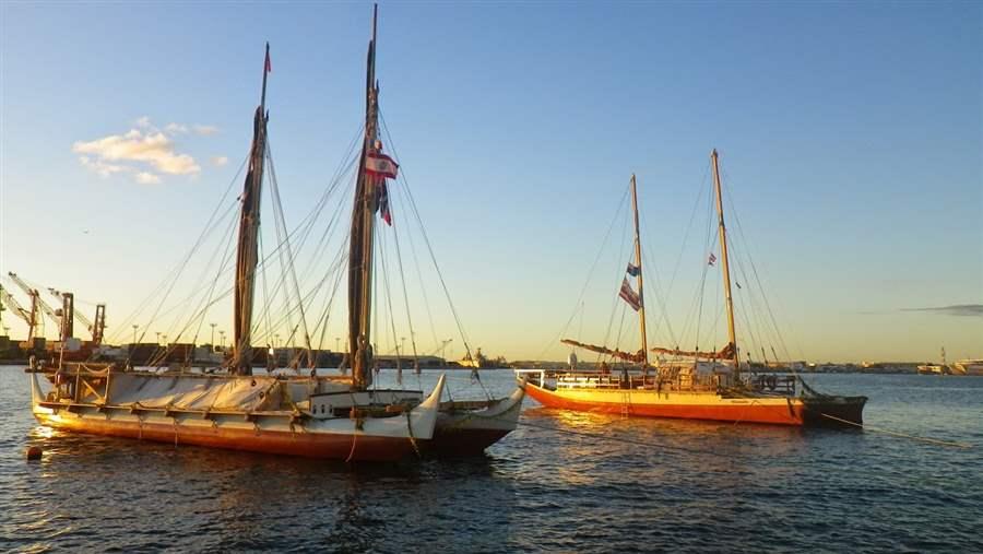 Hokulea in Papeete