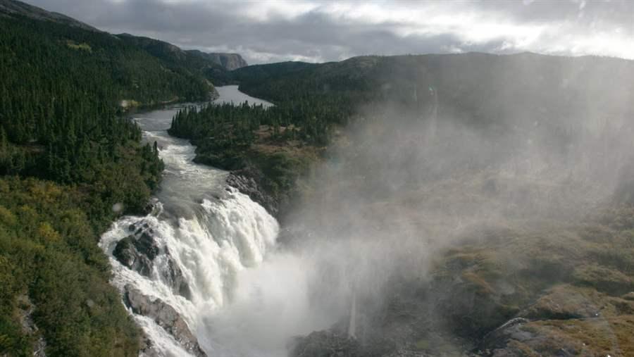 Quebec Boreal Waterfall