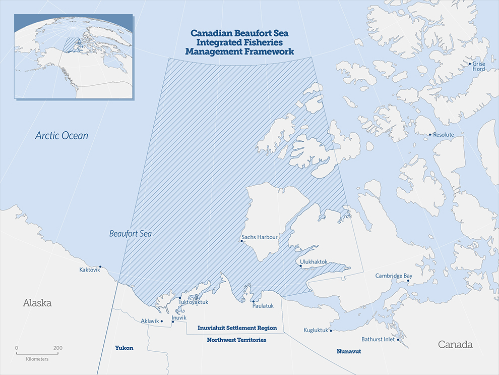 Beaufort Sea map