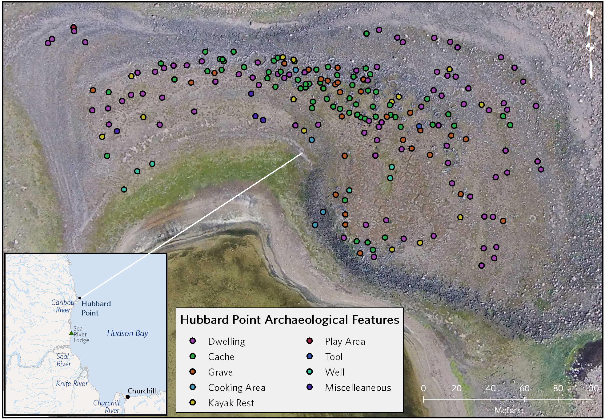 Hubbard Point map