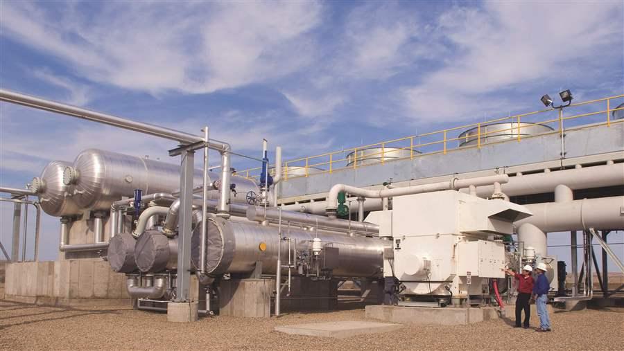 A heat recovery project in St. Anthony, North Dakota, on the Northern Border Pipeline.