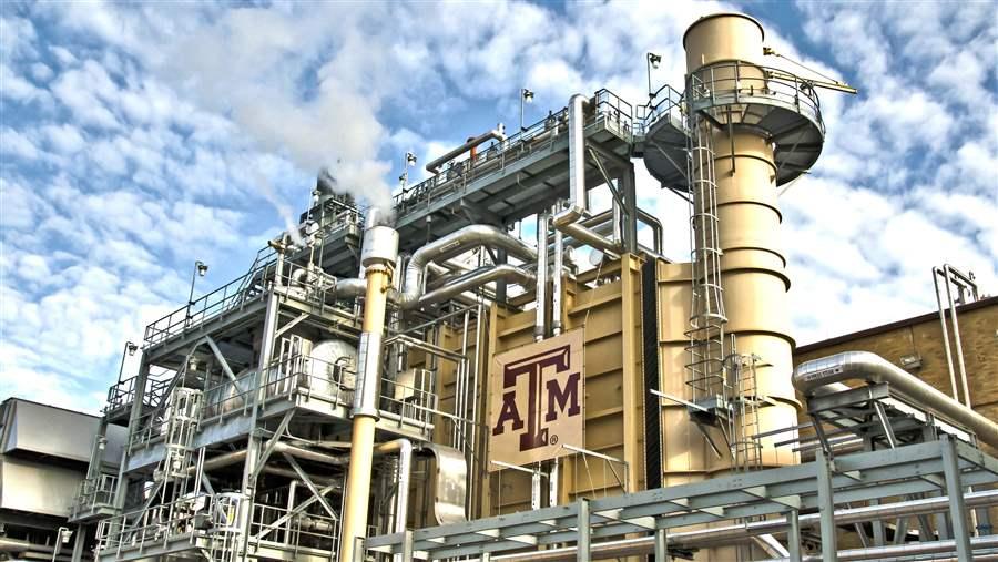 Combined heat and power system at Texas A&M University.