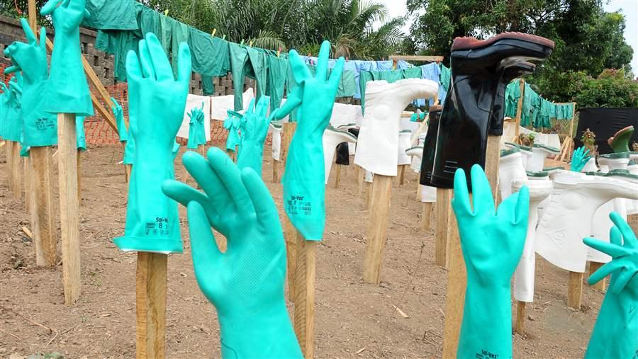 Ebola gloves
