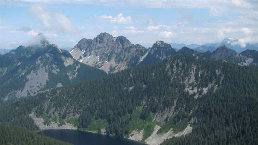 Kaleetan, Chair and Bryant Peaks