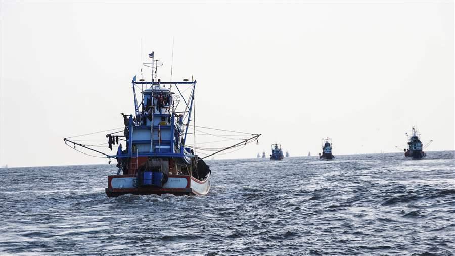 Atlantic Ocean Fishing Boats