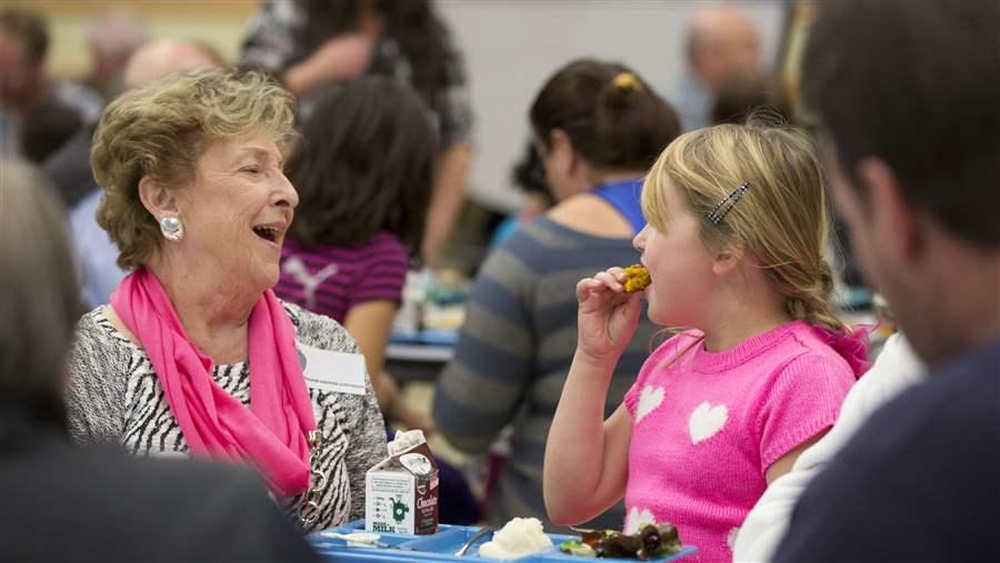 school lunch grandparents day healthy food