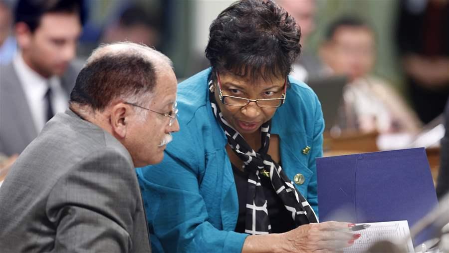 Democrats Jose Medina and Cheryl Brown