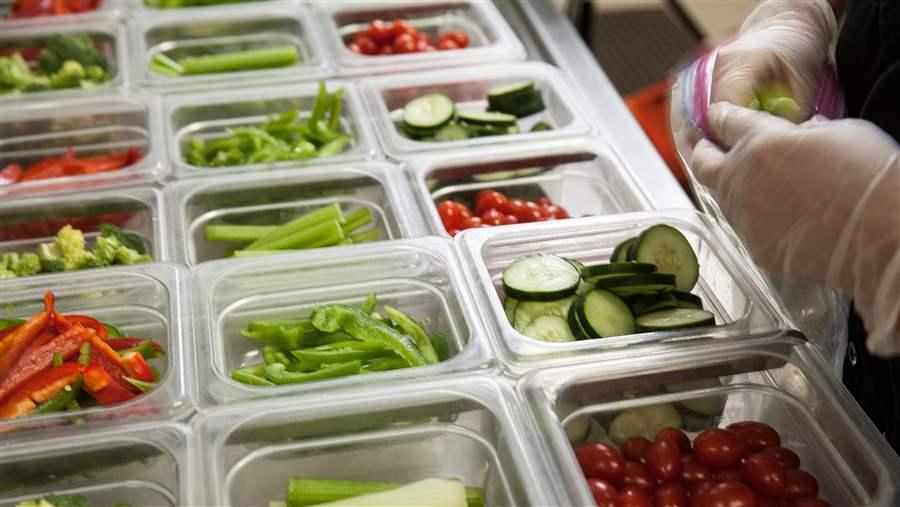 school salad bar