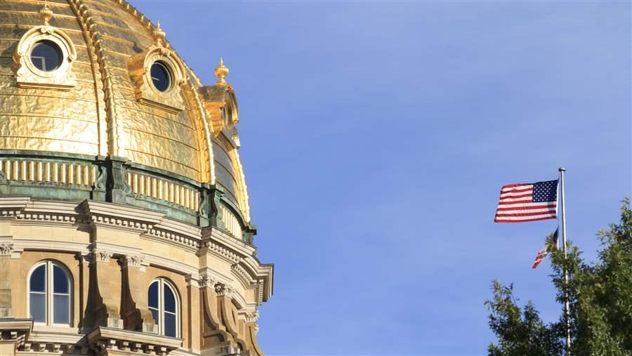 capitol building and American flag