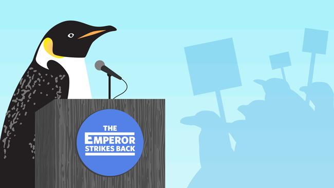 All hail the emperor penguin. Your vote made a difference!