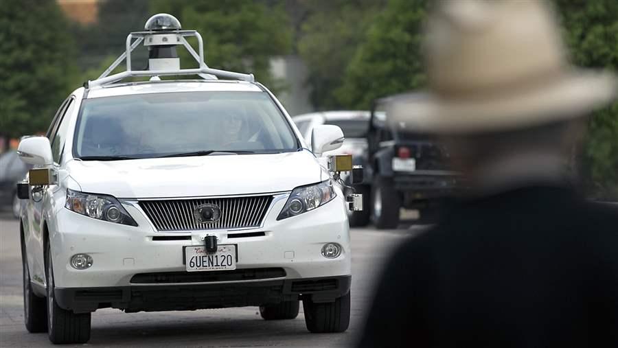 Google self-driving SUV