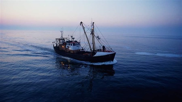A Fishing Boat in the North Sea