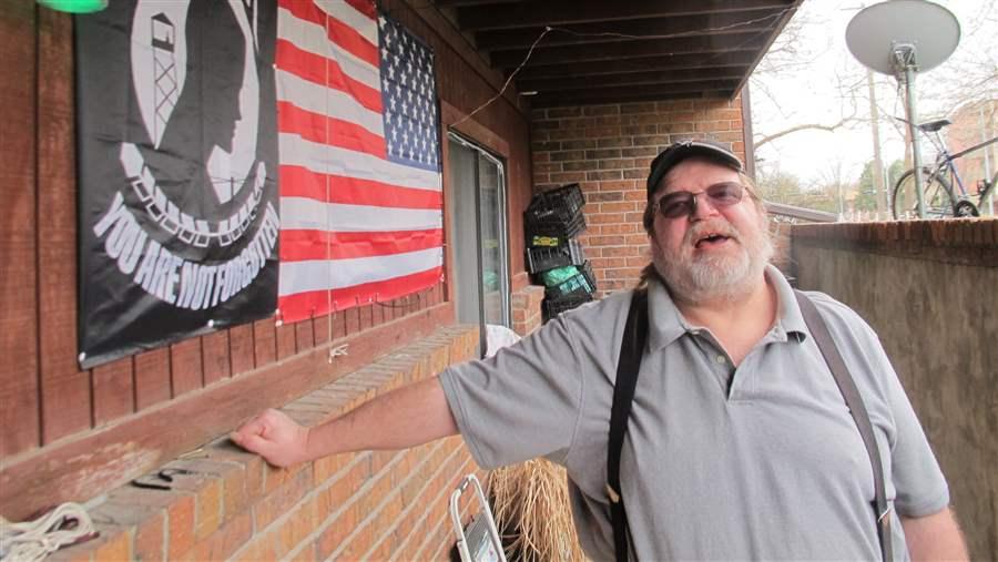 Ronald Tillman, a Navy veteran in Lincoln, Nebraska