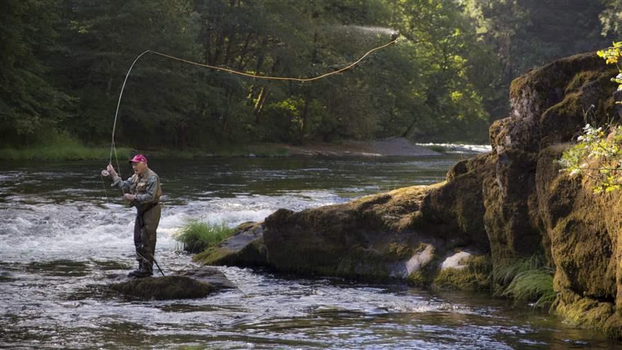 Frank Moore fishing