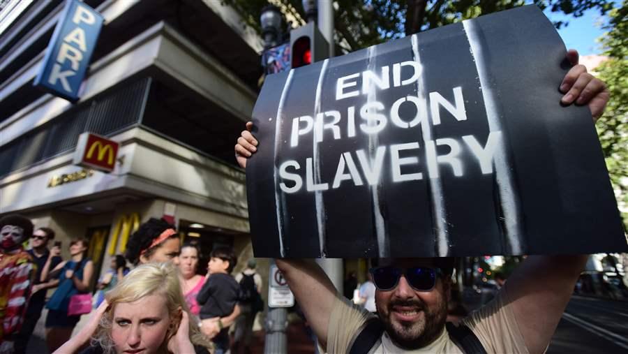 Prison protest