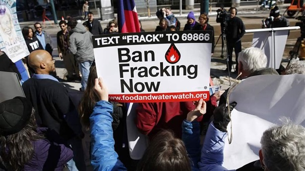Fracking ban activism