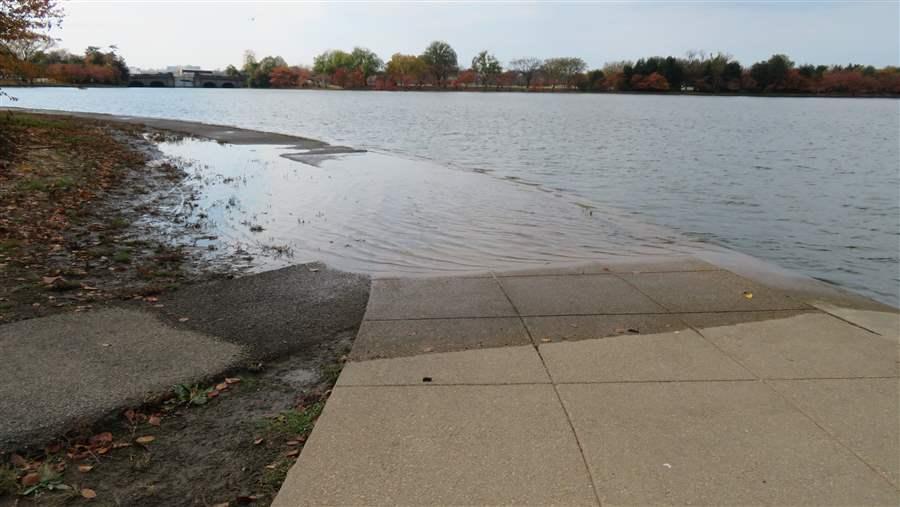 Tidal basin flooding